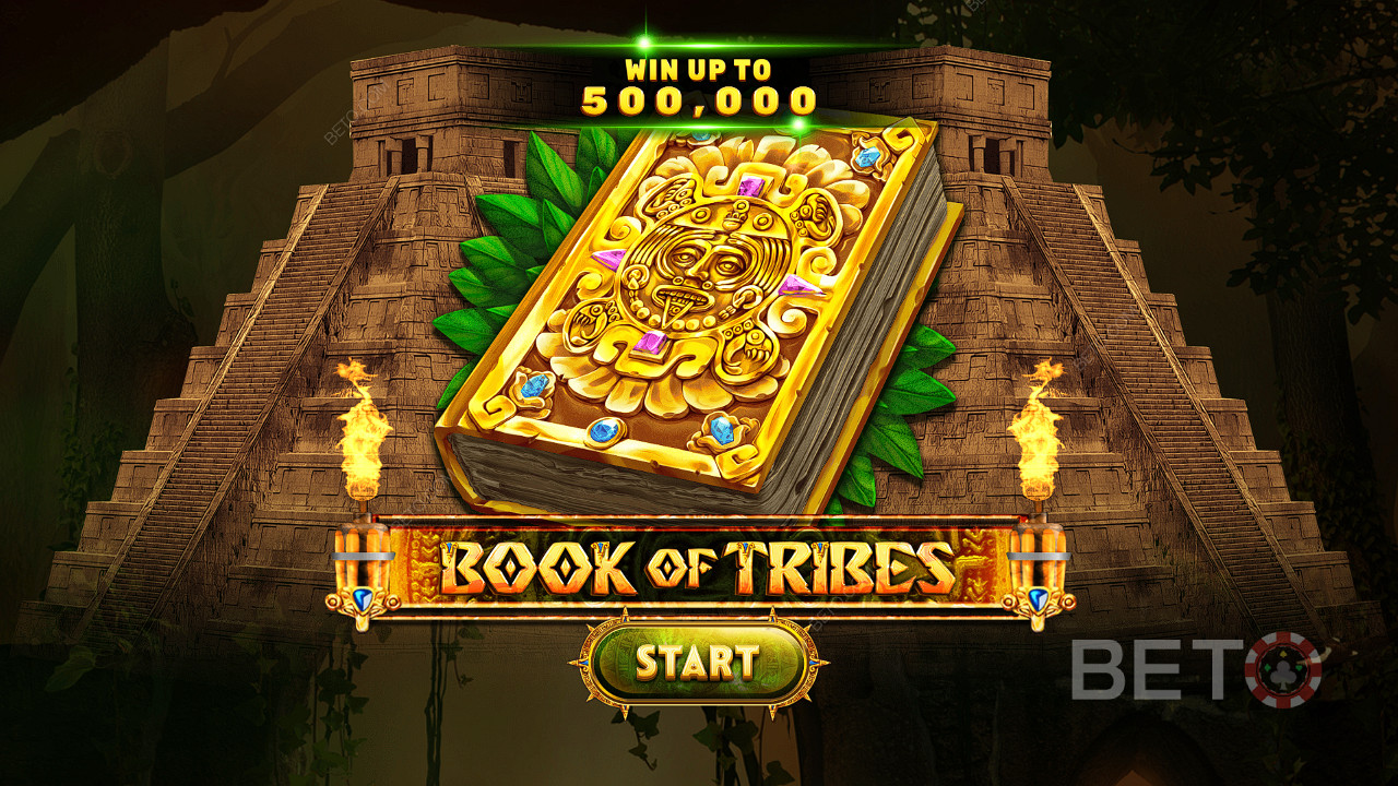 Win tot 5.000x je inzet in de Book of Tribes online slot