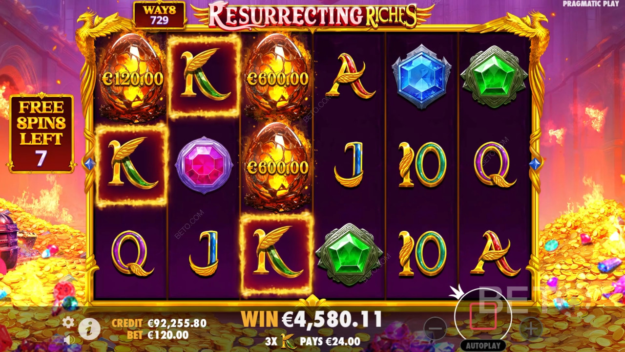 Bonusfuncties uitgelegd in Resurrecting Riches door Pragmatic Play