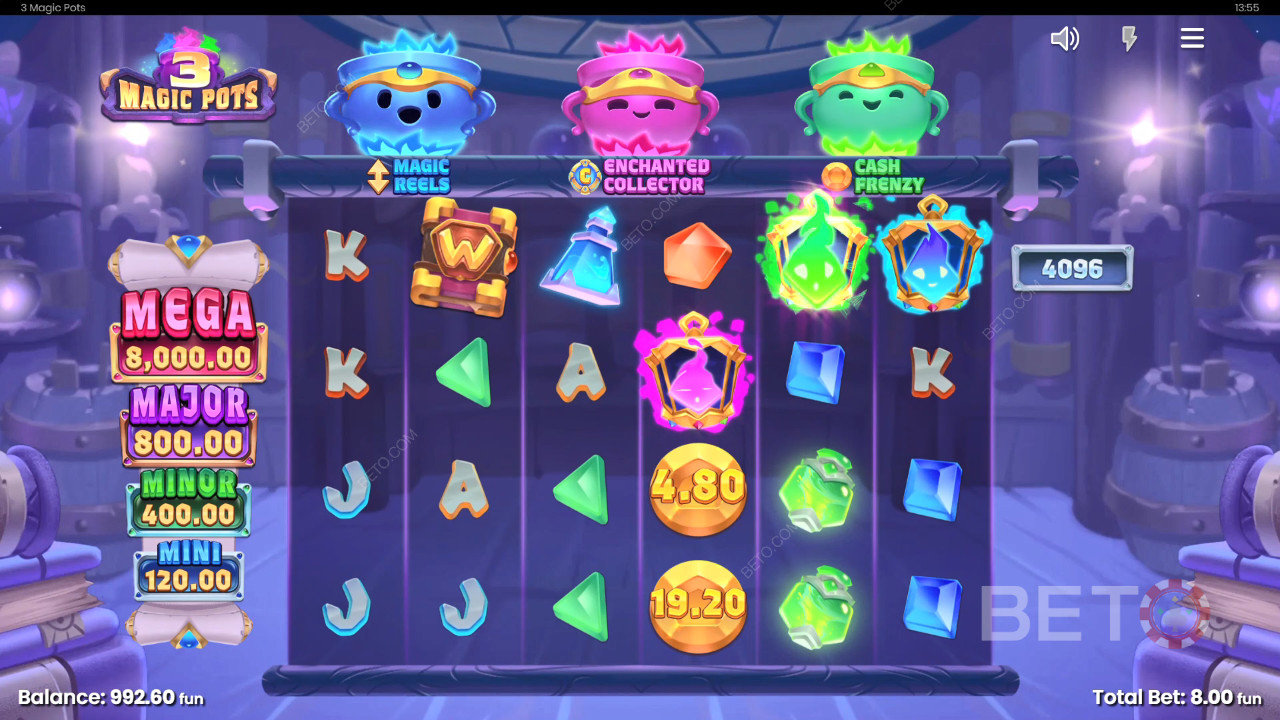3 Magic Pots Gratis Spelen