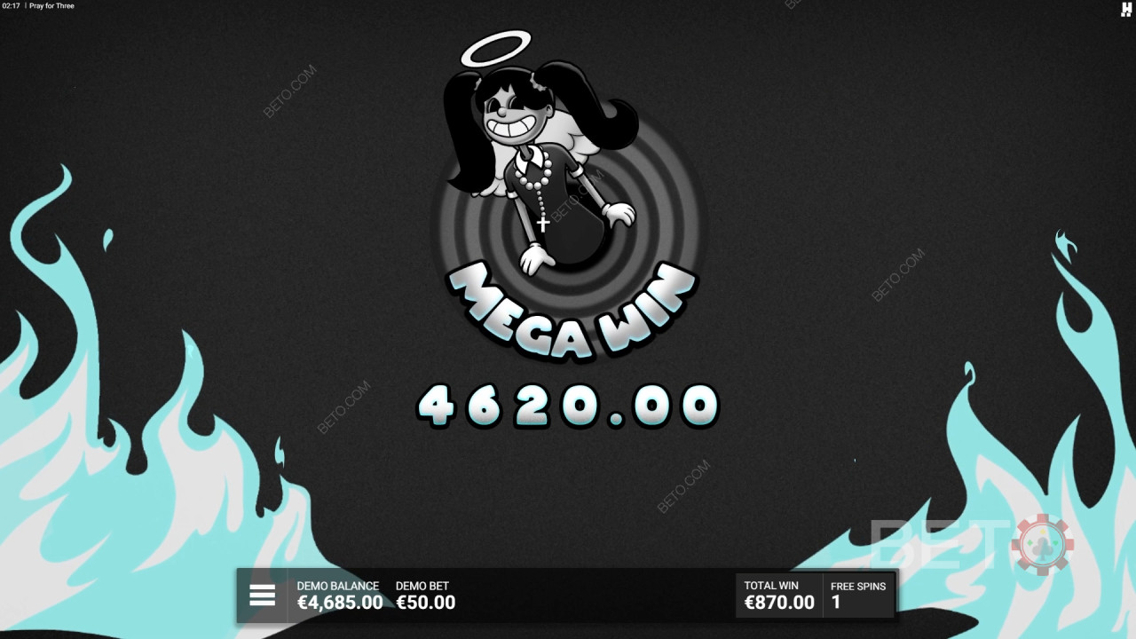 Win 13.333x je inzet in de Pray For Three gokkast!