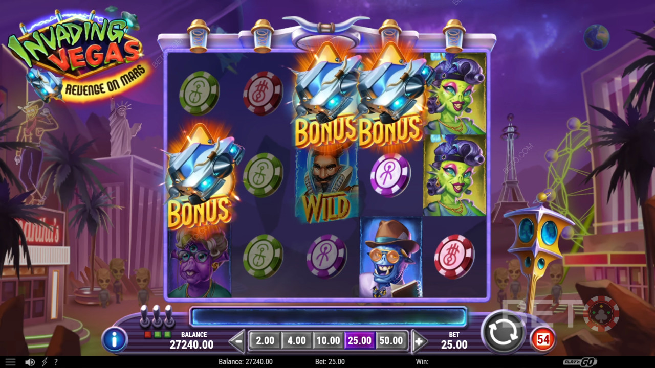 Invading Vegas Revenge on Mars Gratis Spelen