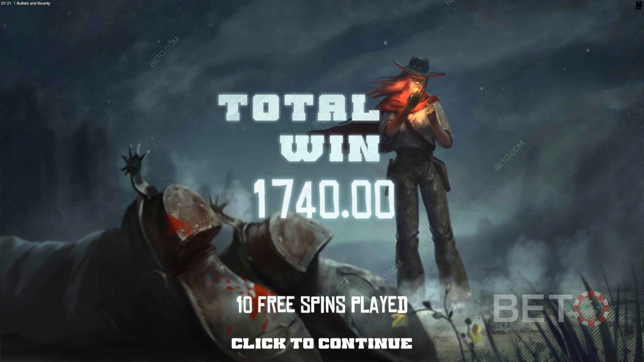 Win 20.000x je inzet in de Bullets and Bounty Gokkast!