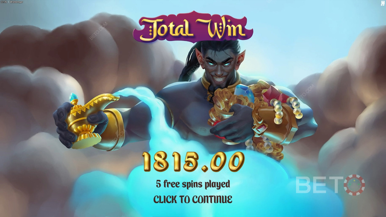 Win 10.000x je inzet in de Wishbringer gokkast!