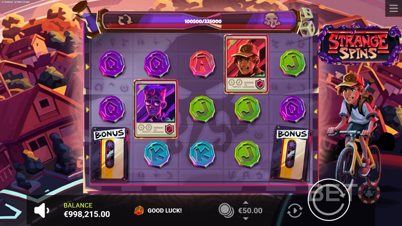 Strange Spins Beoordeling door BETO Slots