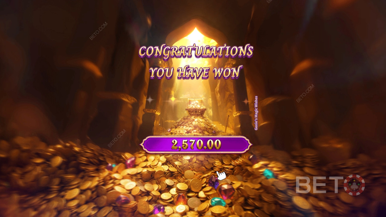 Win 5.000x je inzet in de Genie