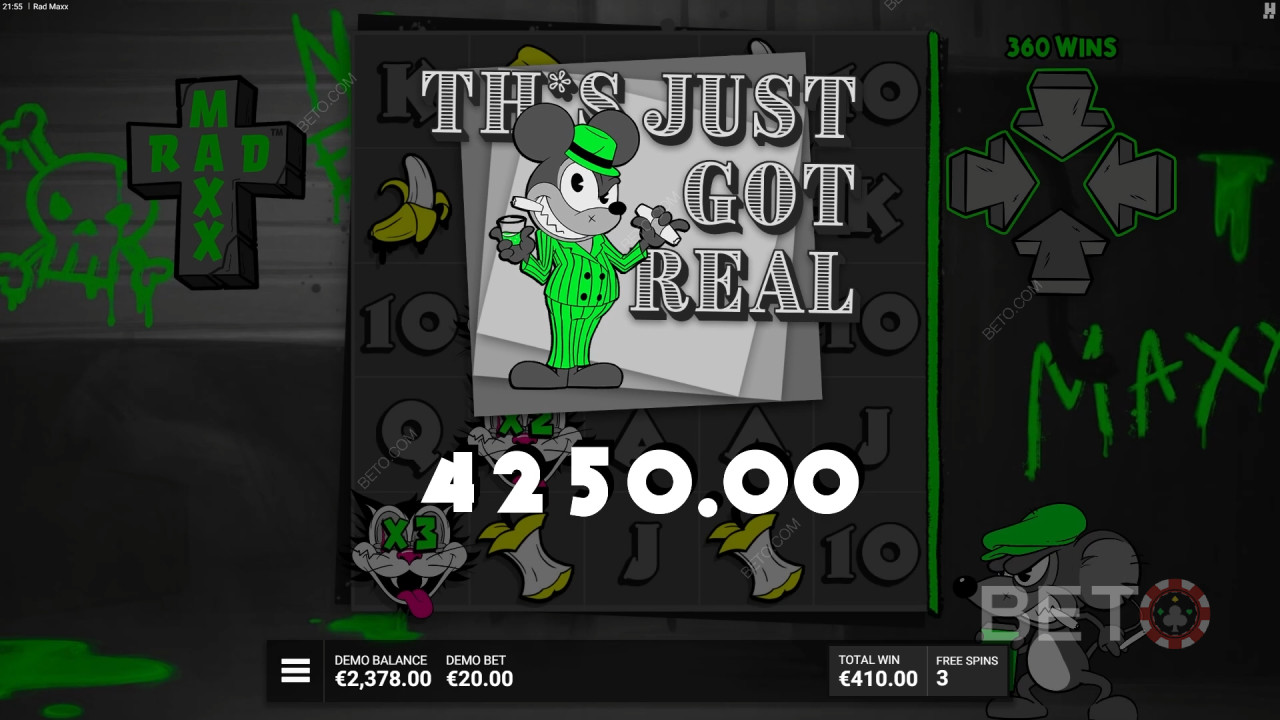 Rad Maxx Beoordeling door BETO Slots