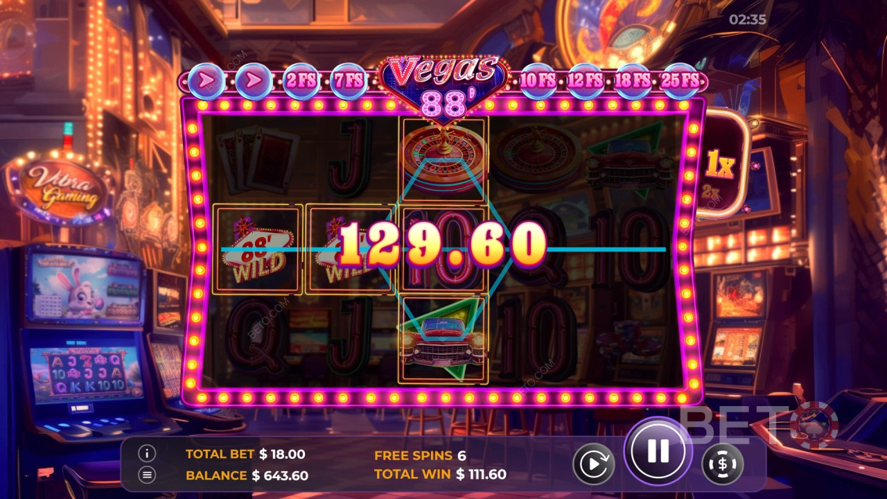 Hoe speel je Vegas 88 van Vibra Gaming?