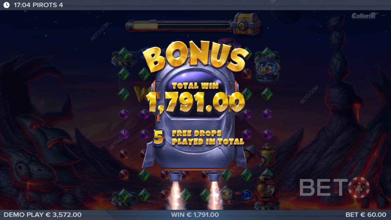 Win 10.000x je inzet in de Pirots 4-gokkast!