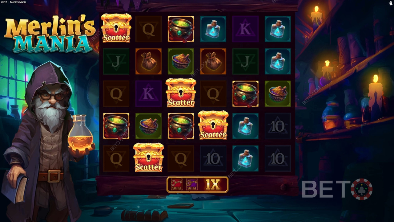 Hoe Merlijn Mania van Bullshark Games te spelen