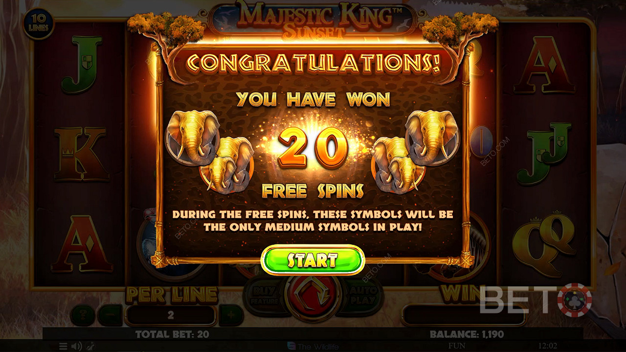 Speel de Free Spins-modus vrij om tot 40 bonusspins te verkrijgen en uw winkansen te vergroten.