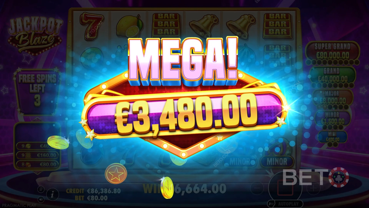 Bonusfuncties uitgelegd in Jackpot Blaze door Pragmatic Play