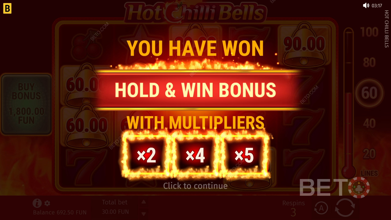 Bonusfuncties uitgelegd in Hot Chilli Bells door BGaming