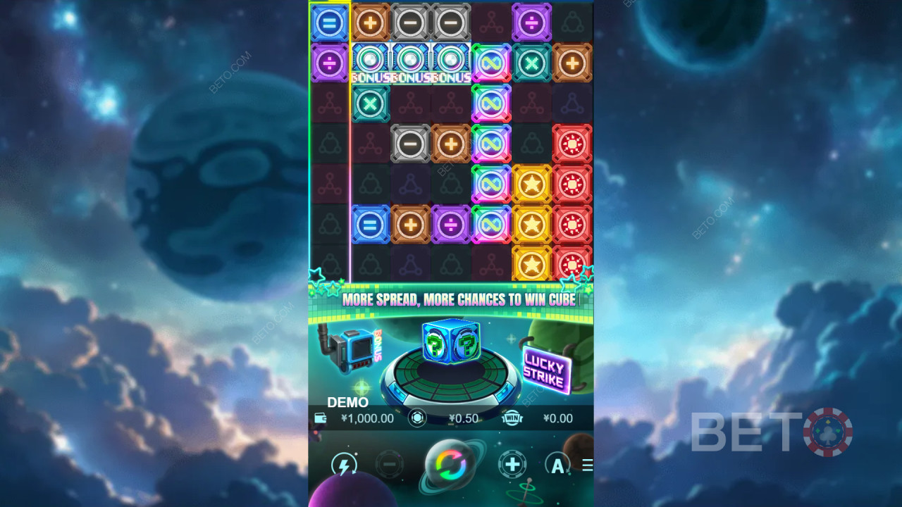 Bonusfuncties uitgelegd in Cube? door PlayStar