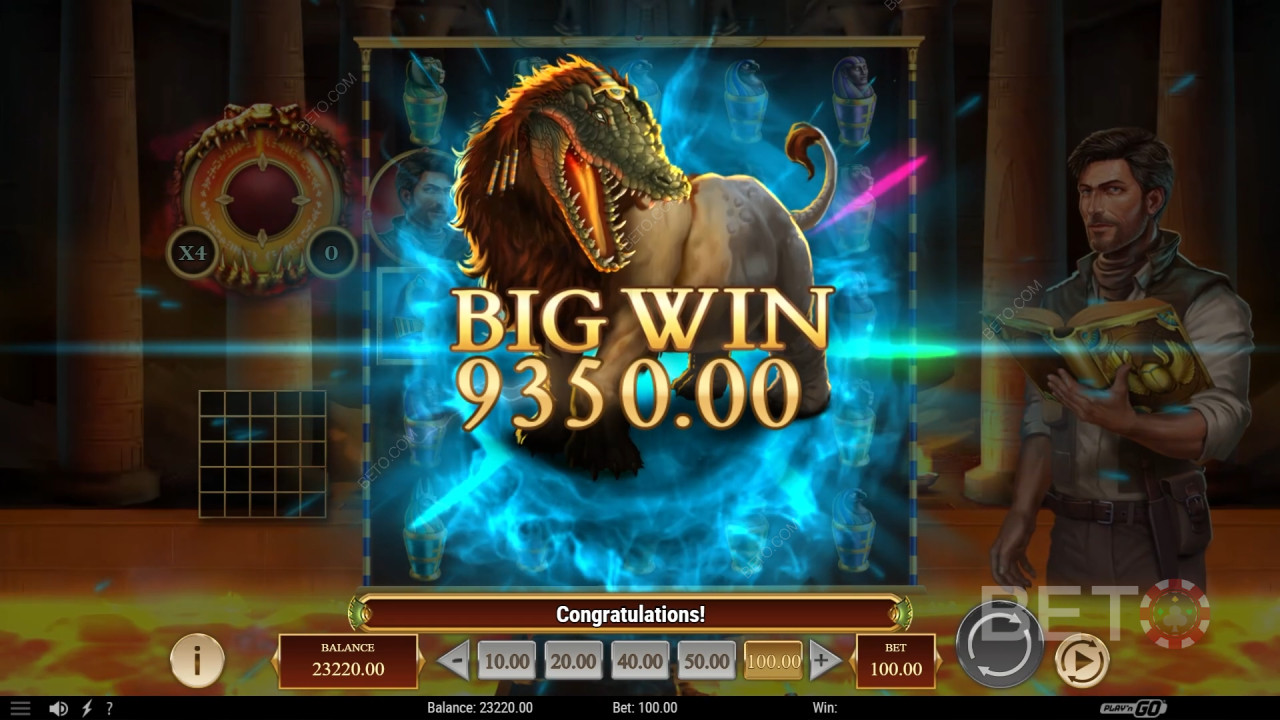 Win 5.000x je inzet in de Rich Wilde and the Tome of Dead Gokkast!