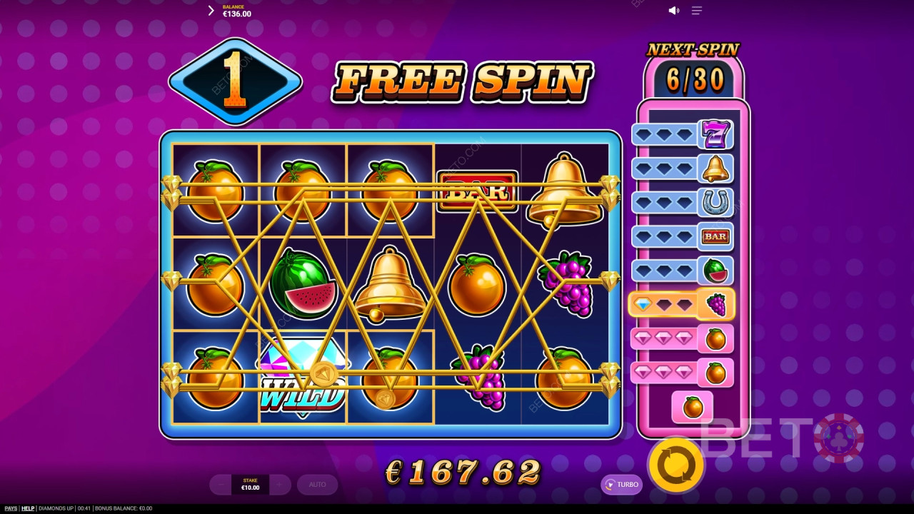 Diamonds Up Review door BETO Slots