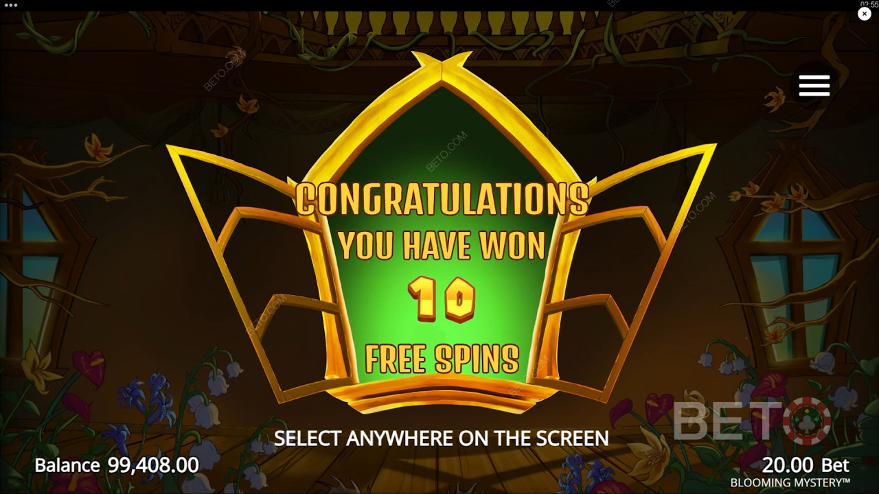 Win 12.500x je inzet in de Blooming Mystery Online Slot!