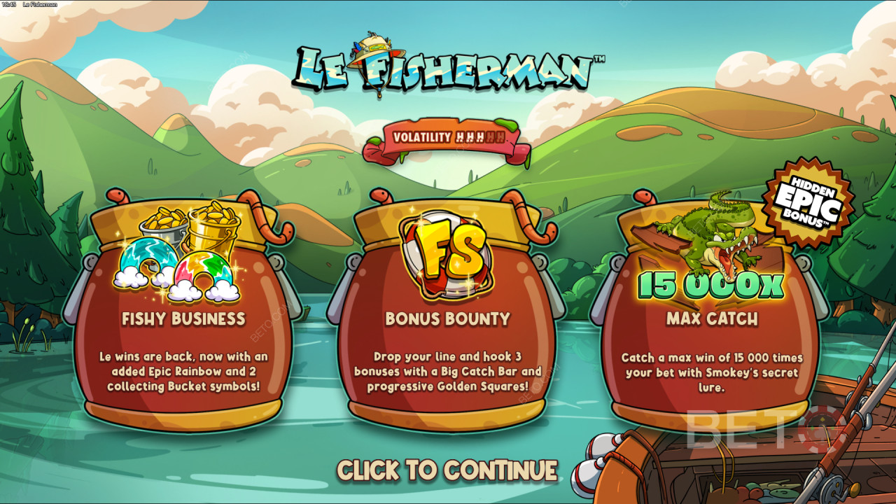 Win 15.000x je inzet in de Le Fisherman Online Gokkast!