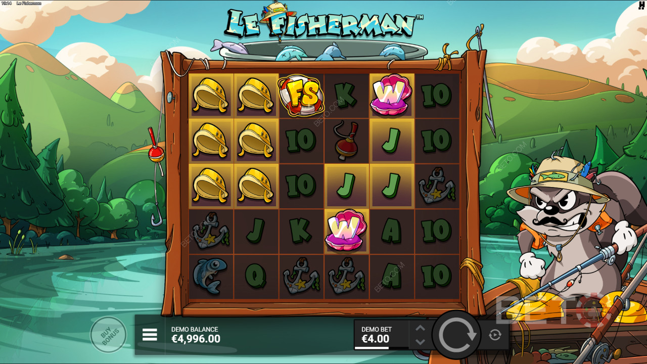 Bonusfuncties uitgelegd in Le Fisherman door Hacksaw Gaming