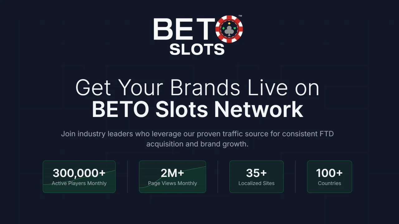 Partner met BETO Slots | Affiliate & exploitant partnerschappen