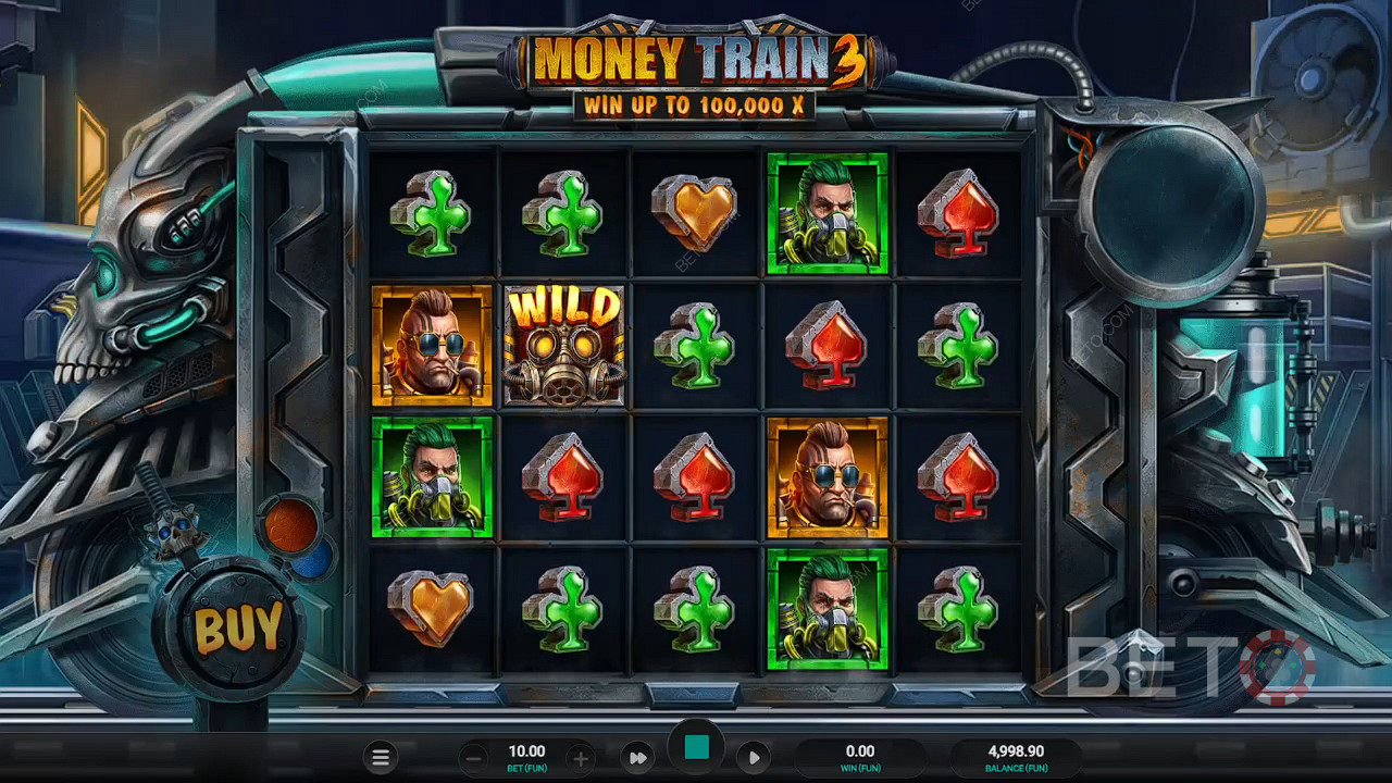 Stap op de Money Train en win groots in de Money Train 3 online slot
