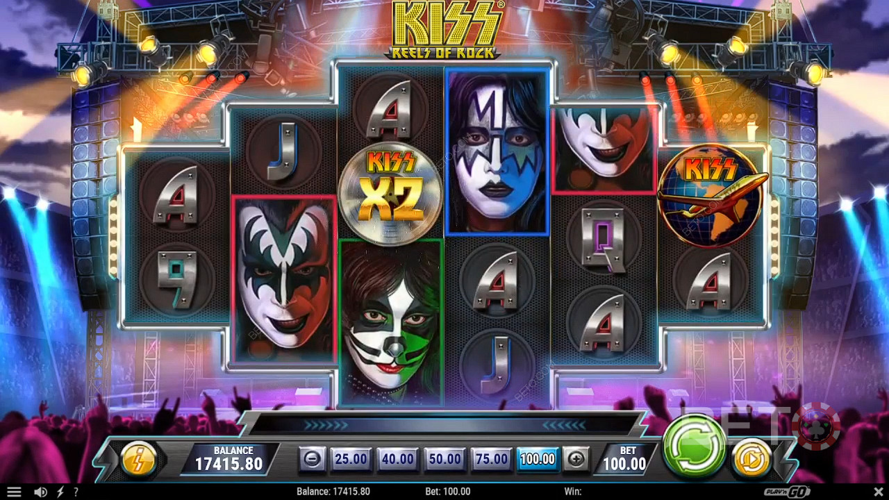 KISS Reels of Rock Gratis Spelen