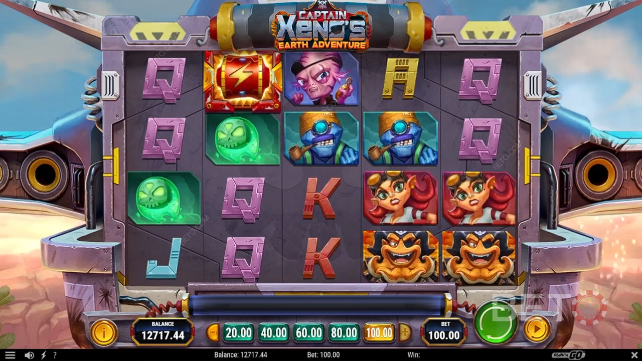 Captain Xenos Aarde Avontuur Review door BETO Slots