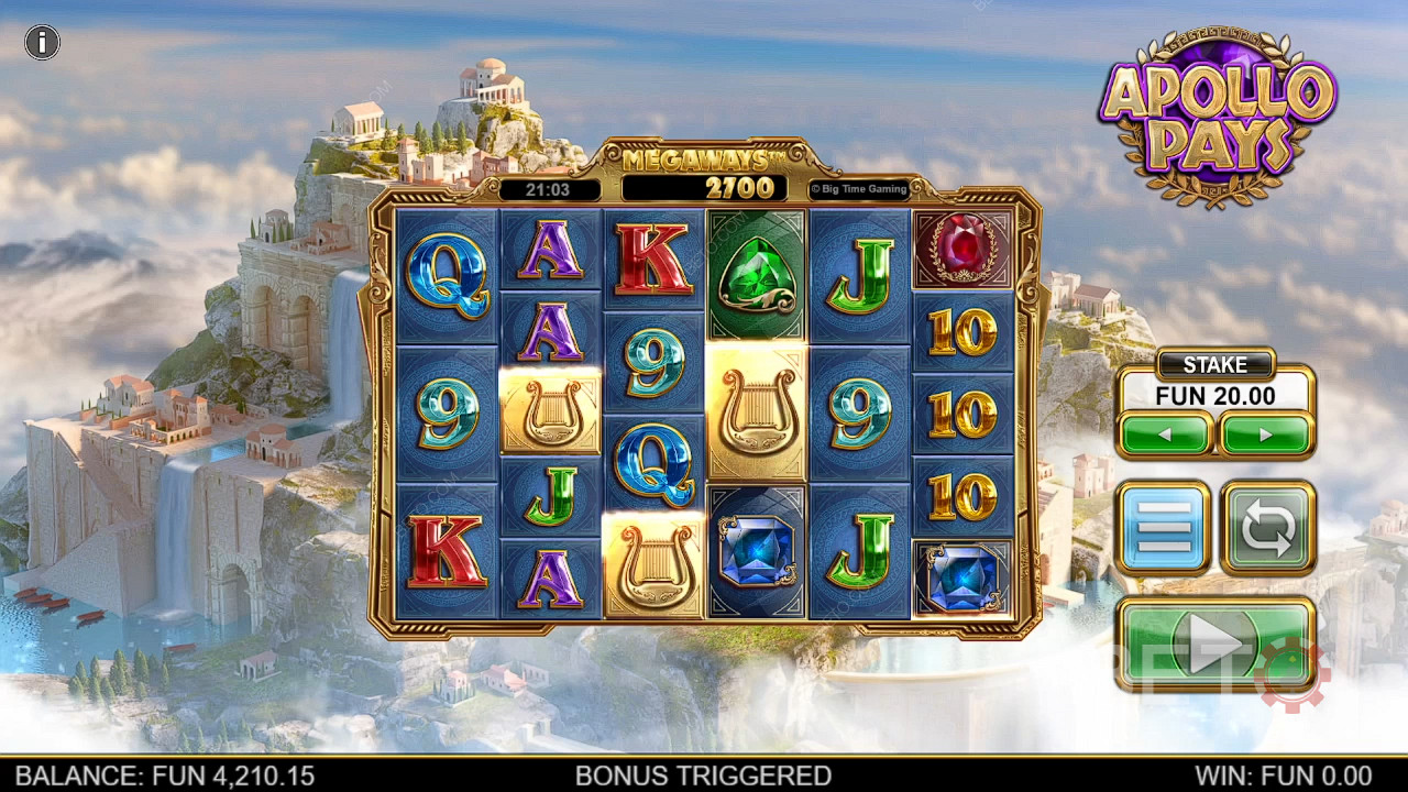 Apollo Pays Megaways Gratis Spelen