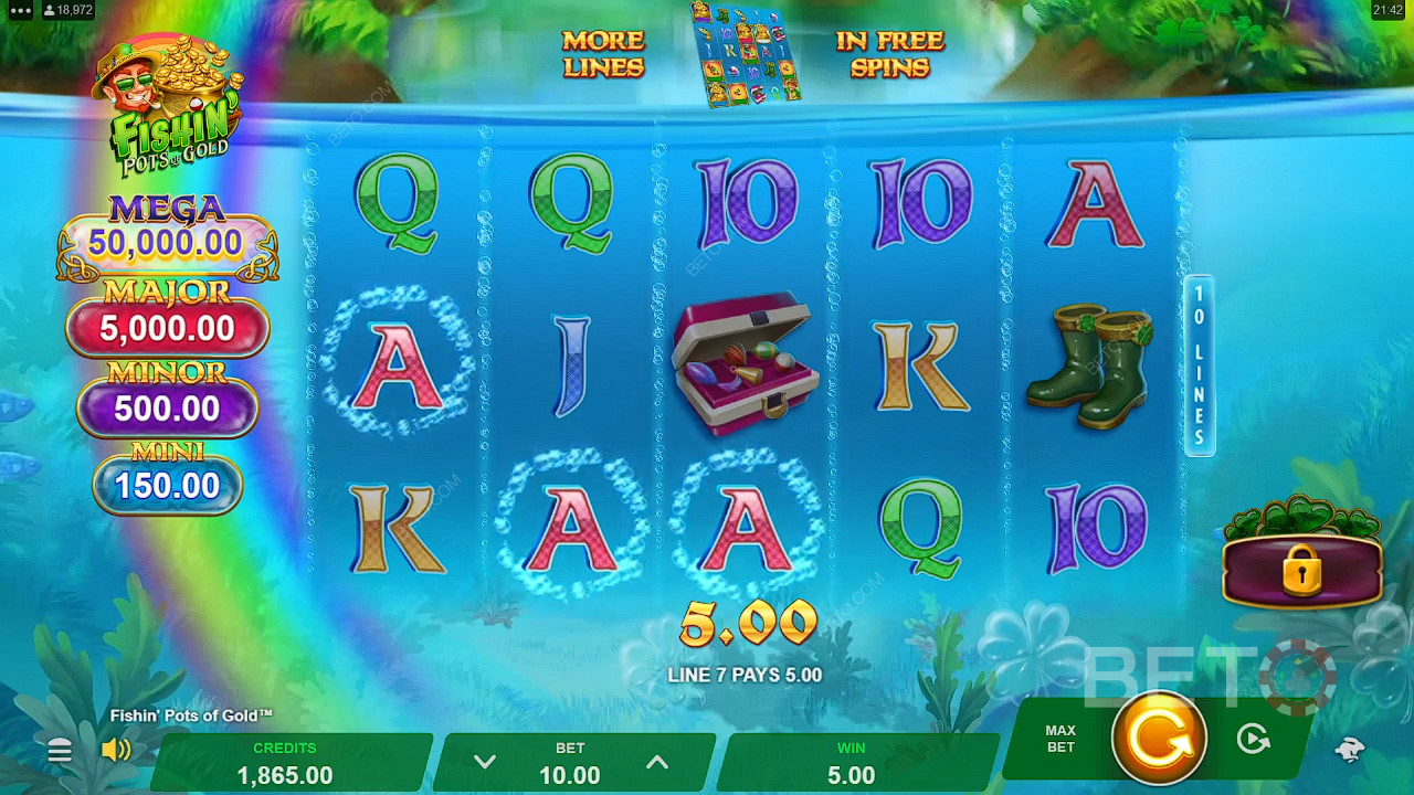 Win 5.000x je inzet in de Fishin