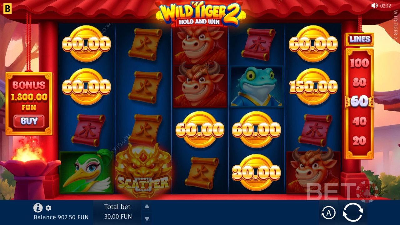 Recensie van Wild Tiger 2 door BETO Slots