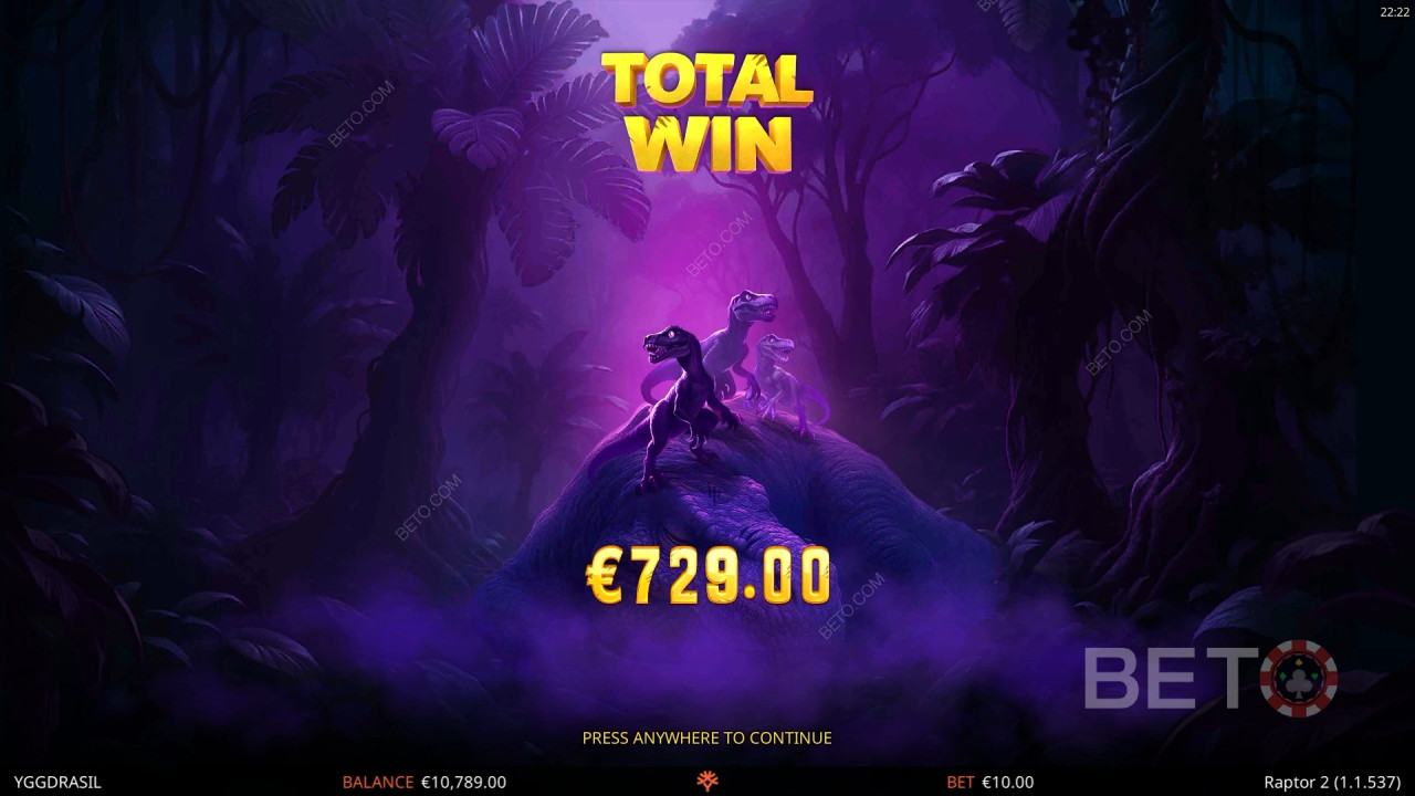 Recensie van Raptor 2 door BETO Slots