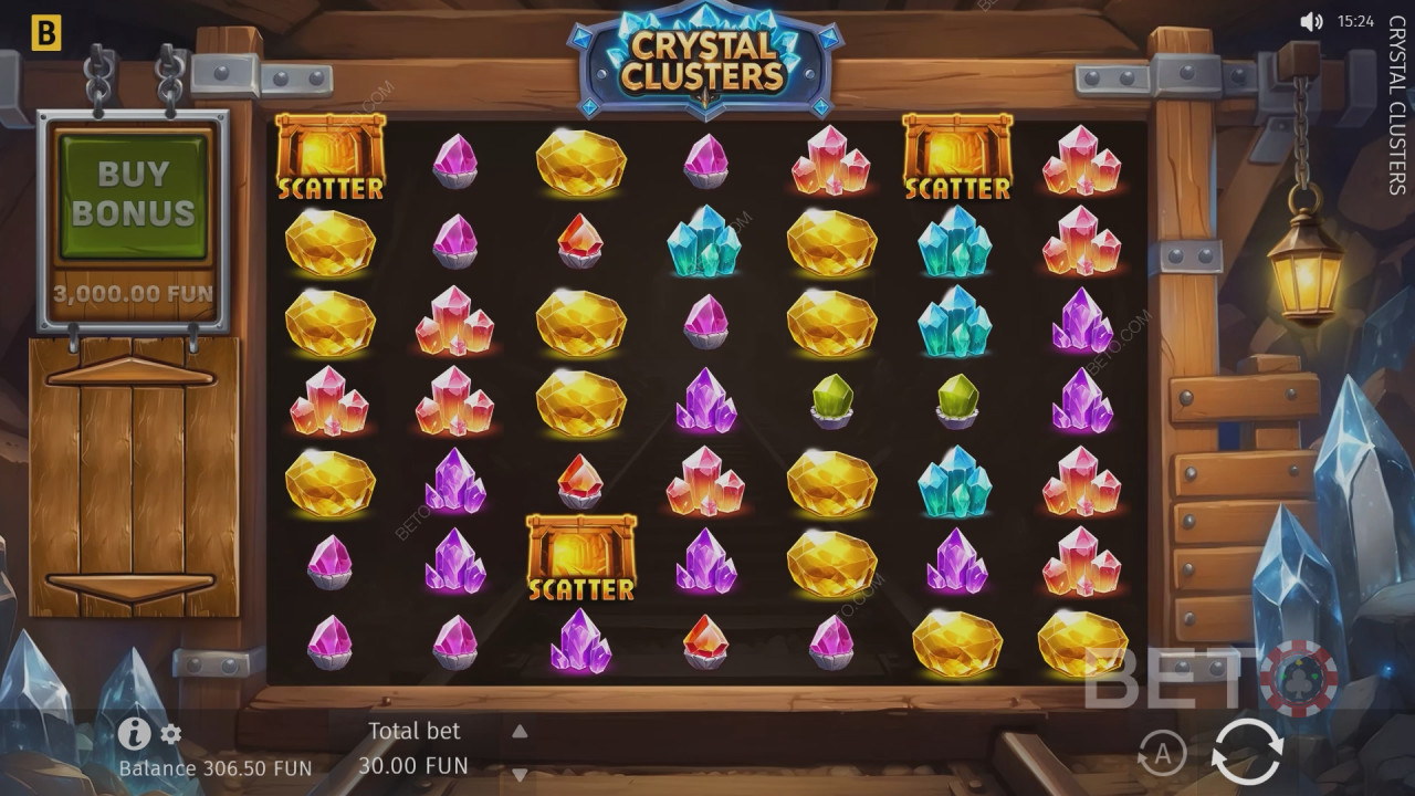 Recensie van Crystal Clusters door BETO Slots