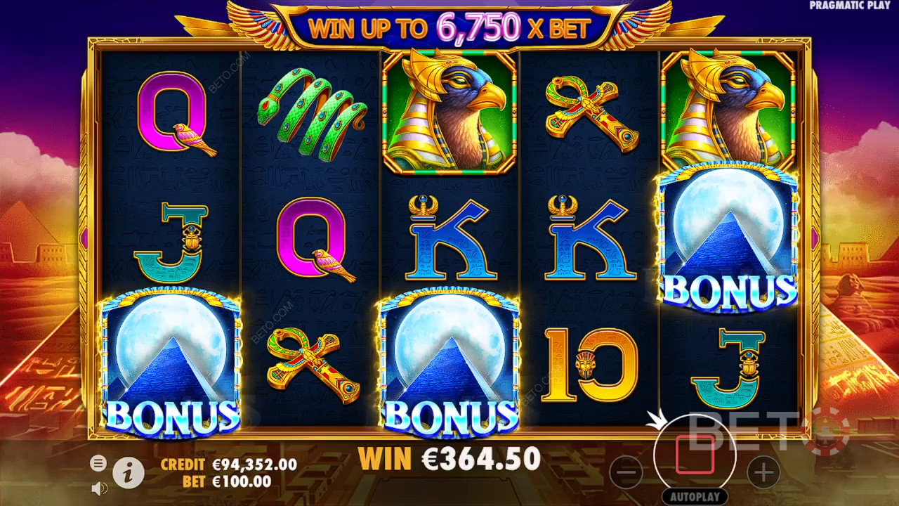 Win 6.750x je inzet in de Fortune of Giza videoslot!