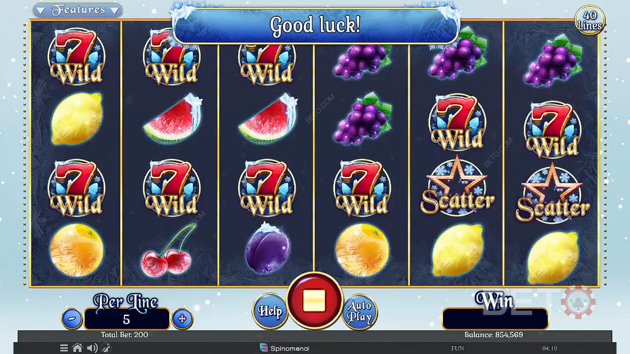 Fruits On Ice Collection 40 Lines Gratis Spelen