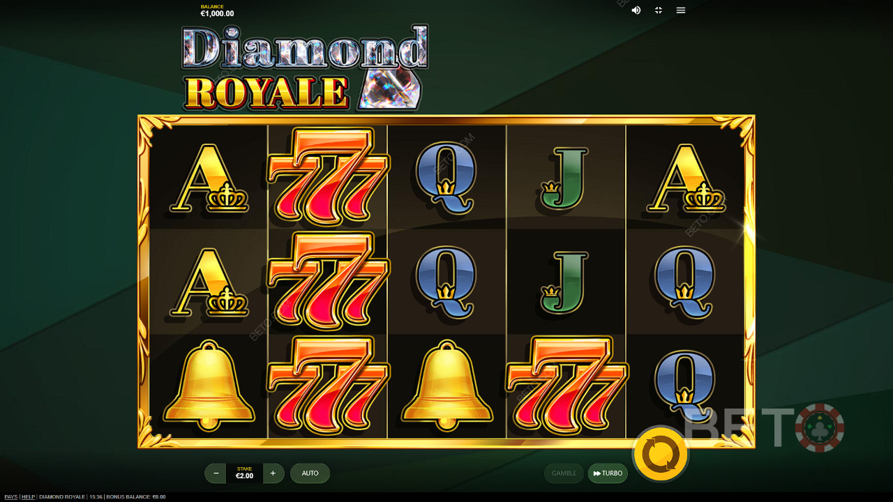 Diamond Royale Beoordeling door BETO Slots