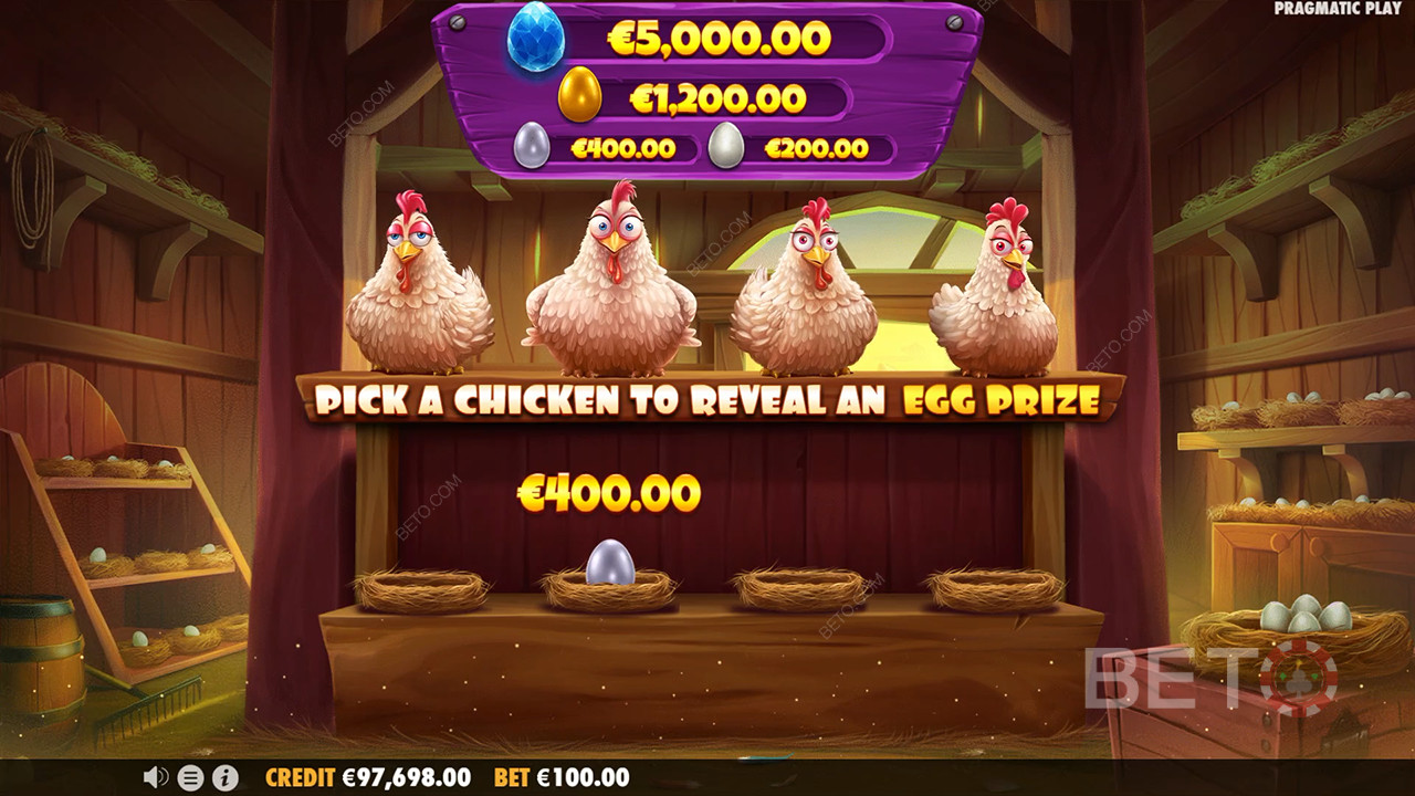 Bonusfuncties uitgelegd in Chicken Chase door Pragmatic Play