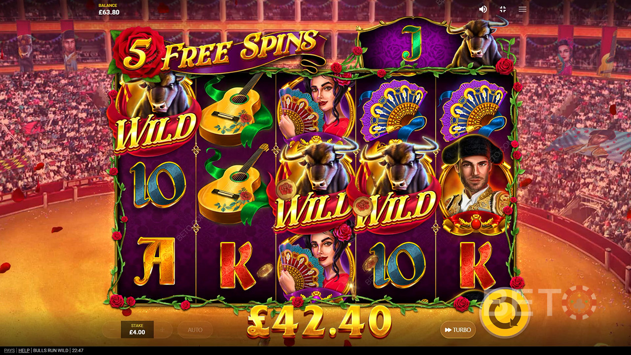 Bulls Run Wild Review door BETO Slots