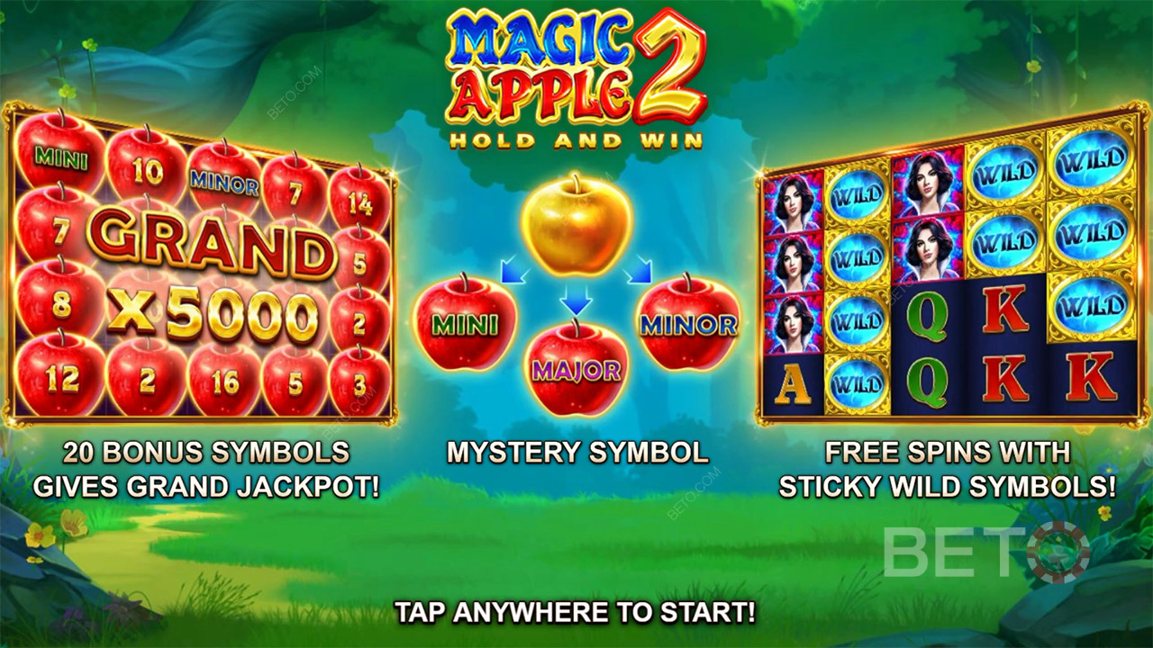 Bonusfuncties uitgelegd in Magic Apple 2 door Booongo