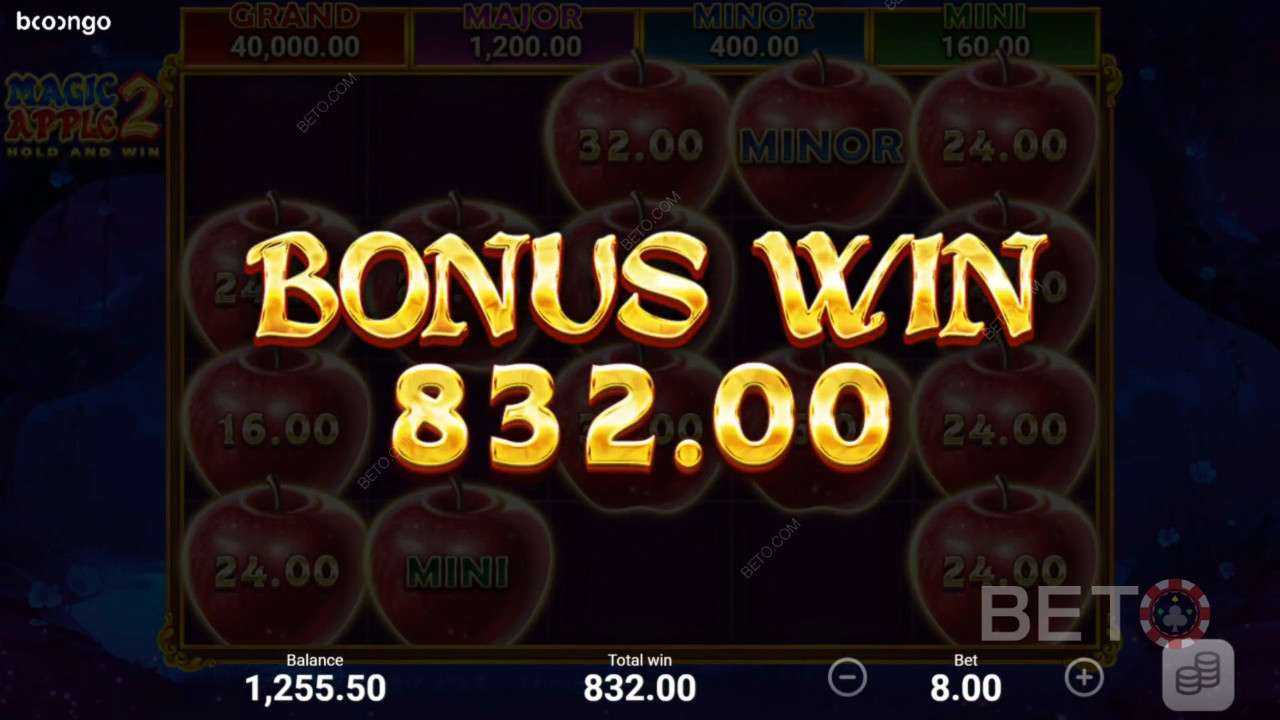 Win 5.133x je inzet in de Magic Apple 2 videoslot!