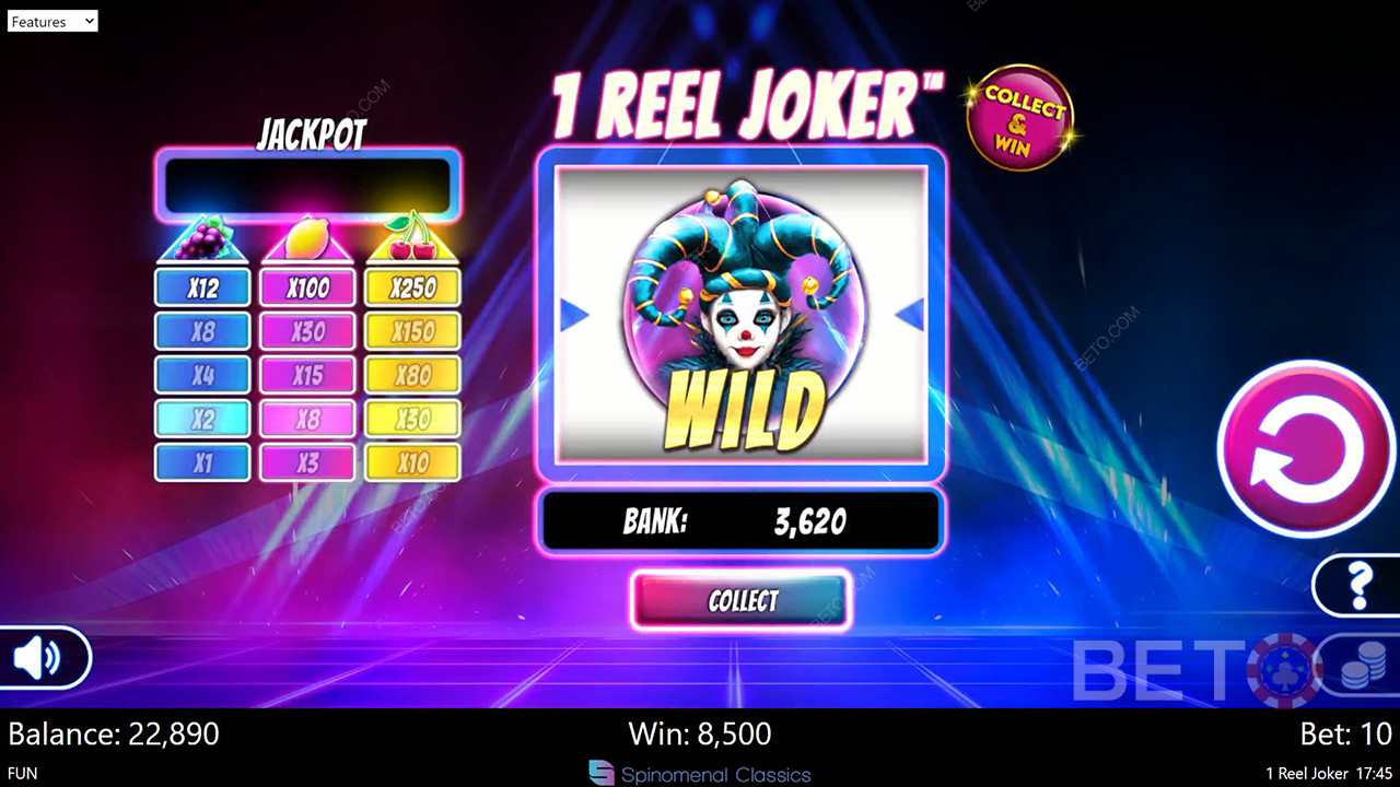 1 Reel Joker Beoordeling door BETO Slots