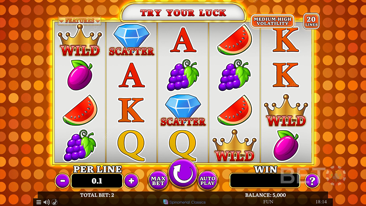 Kies een Vrucht Review door BETO Slots