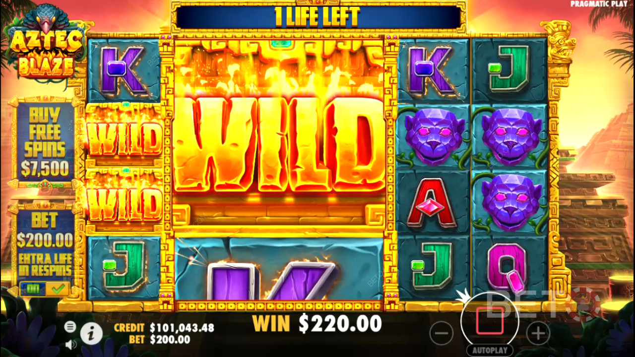 Bonusfuncties uitgelegd in Aztec Blaze door Pragmatic Play