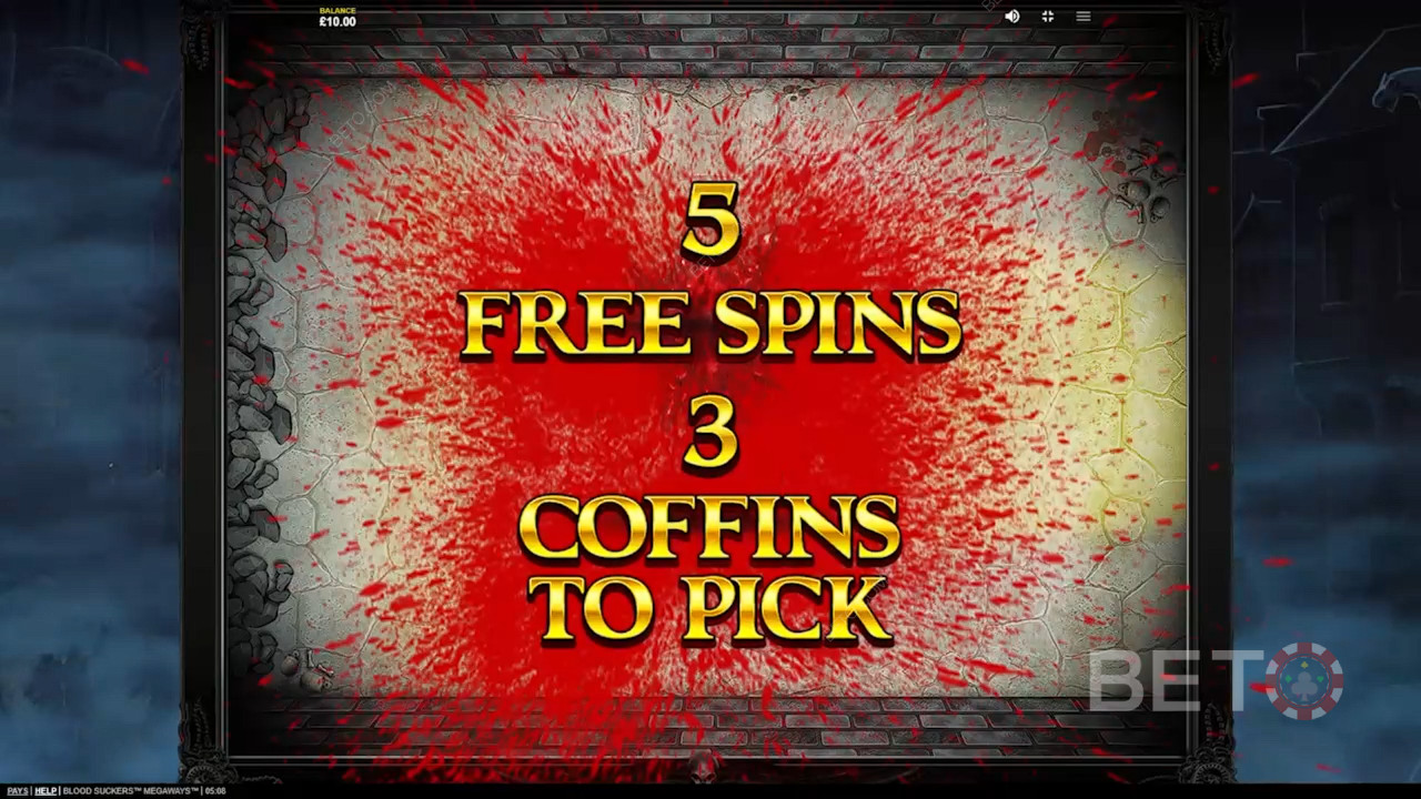 Bonusfuncties uitgelegd in Blood Suckers Megaways door Red Tiger