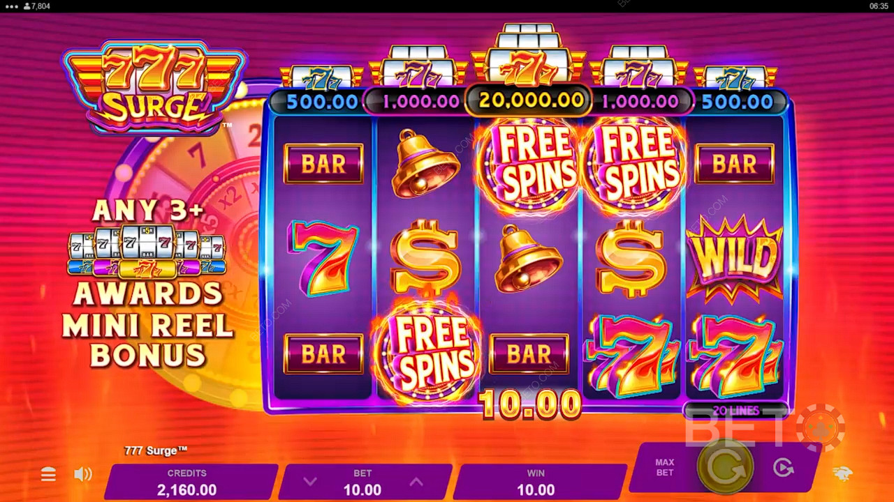 777 Surge Gratis Spelen