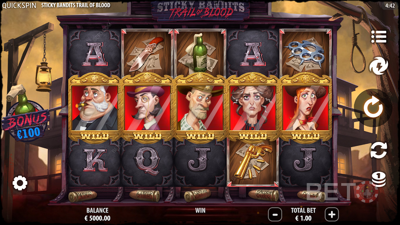 Sticky Bandits Trail of Blood Gratis Spelen