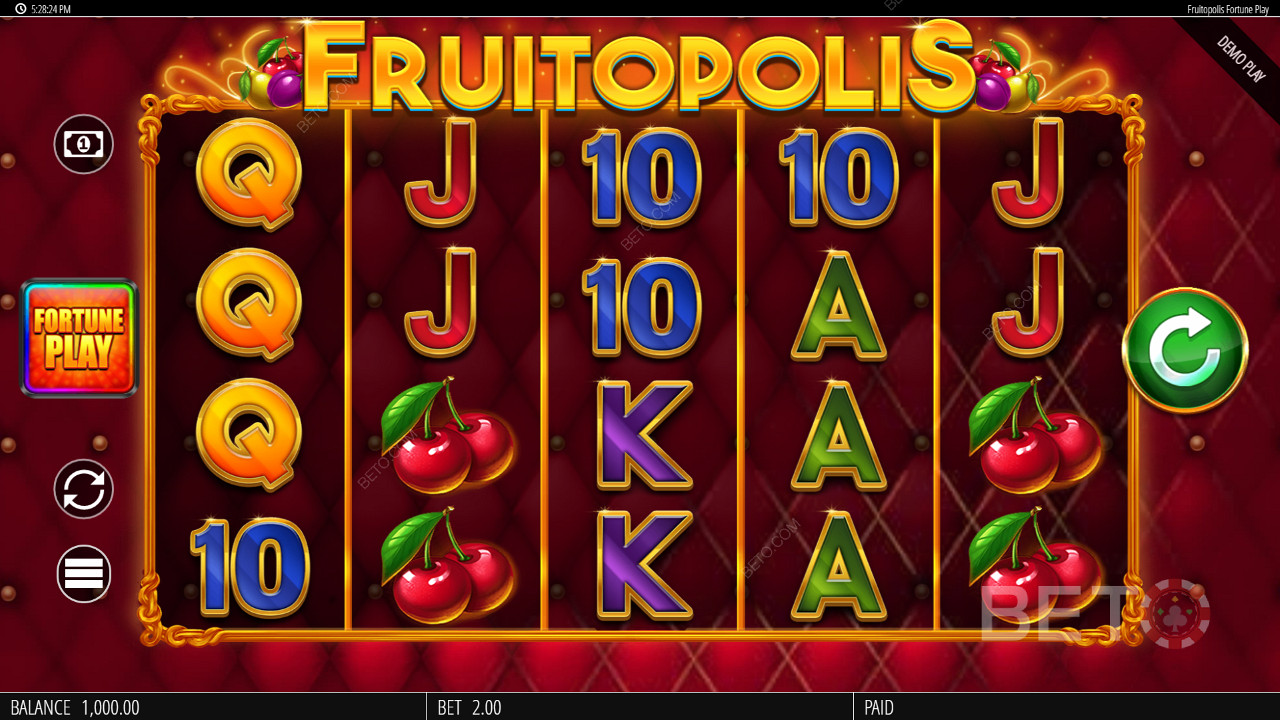 Fruitopolis Fortune Play Gratis Spelen
