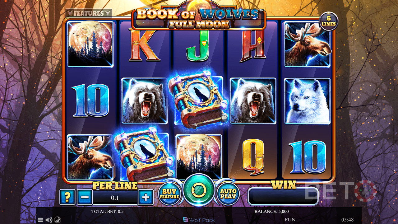 Book Of Wolves - Full Moon Review door BETO Slots