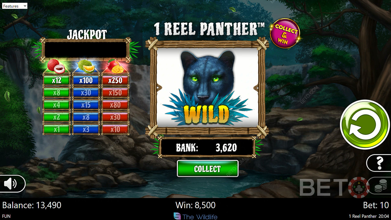1 Reel Panther Review door BETO Slots