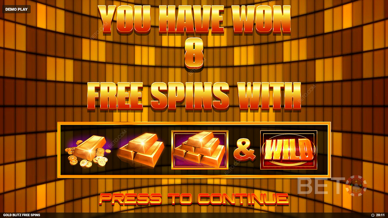 Uitspraak voor Gold Blitz Free Spins Gokkast