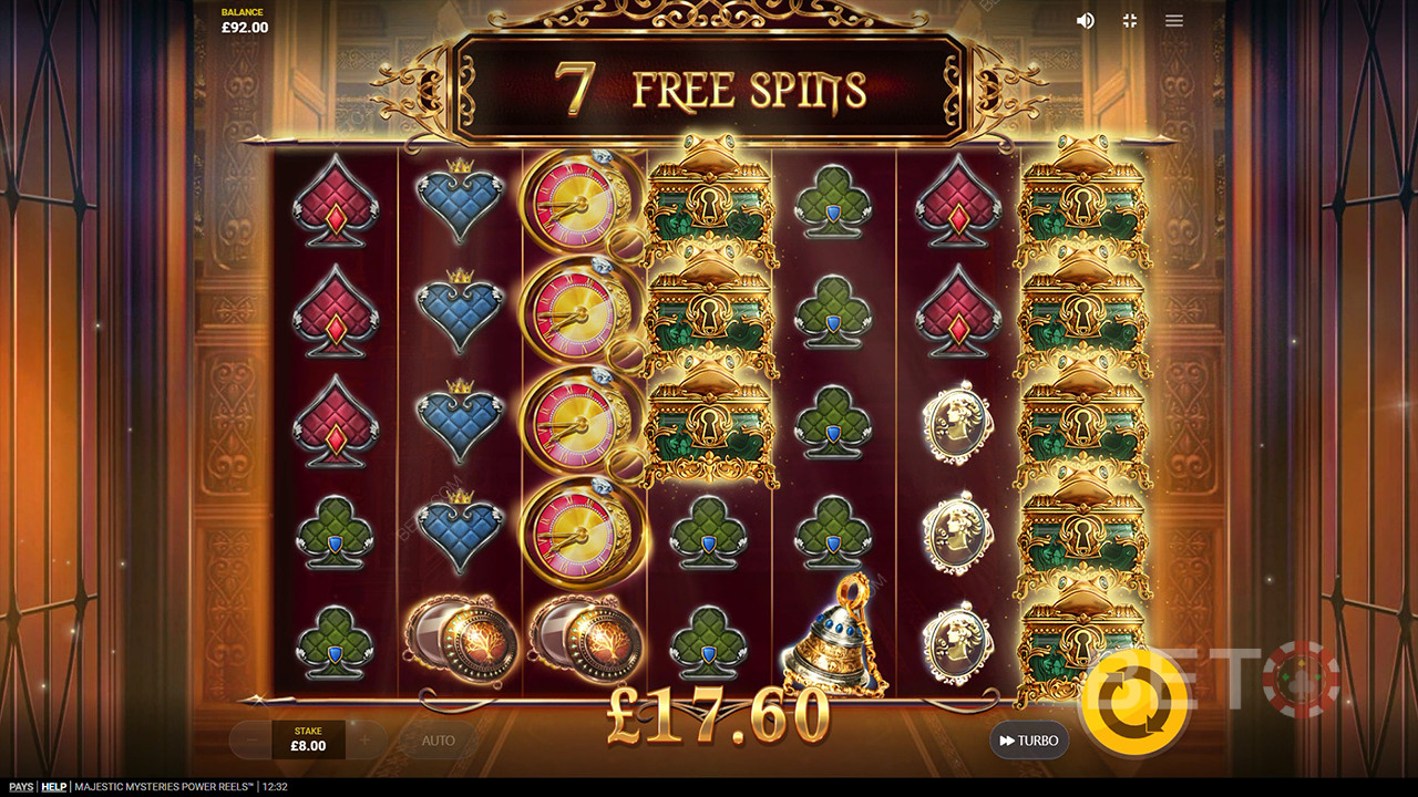Majestic Mysteries Power Reels Beoordeling door BETO Slots