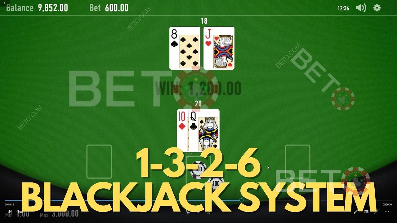 1 3 2 6 Blackjack Inzet Systeem - Hoe de strategie te gebruiken